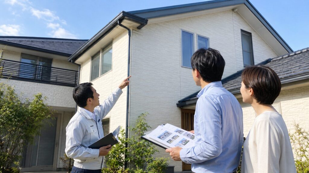 外壁や屋根、防水、構造に関わるリフォームで確認イメージ
